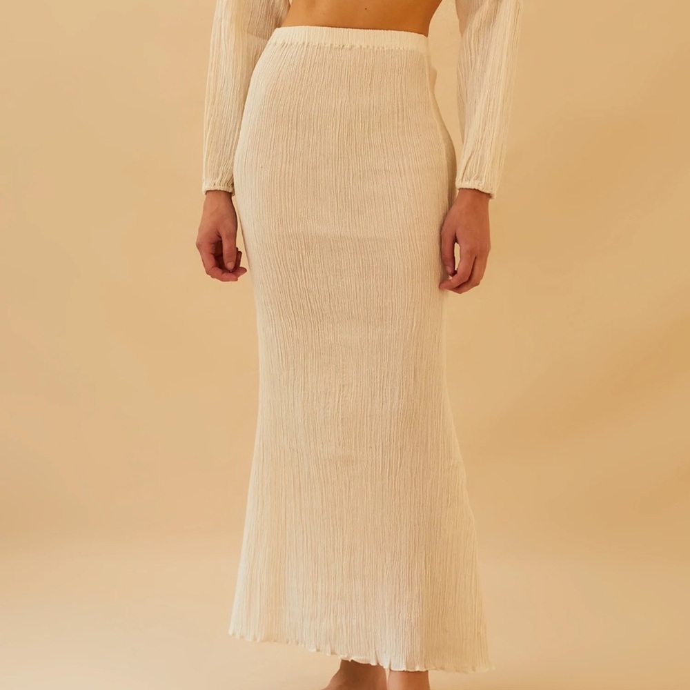 Savannah Morrow Abelia Skirt in Cream